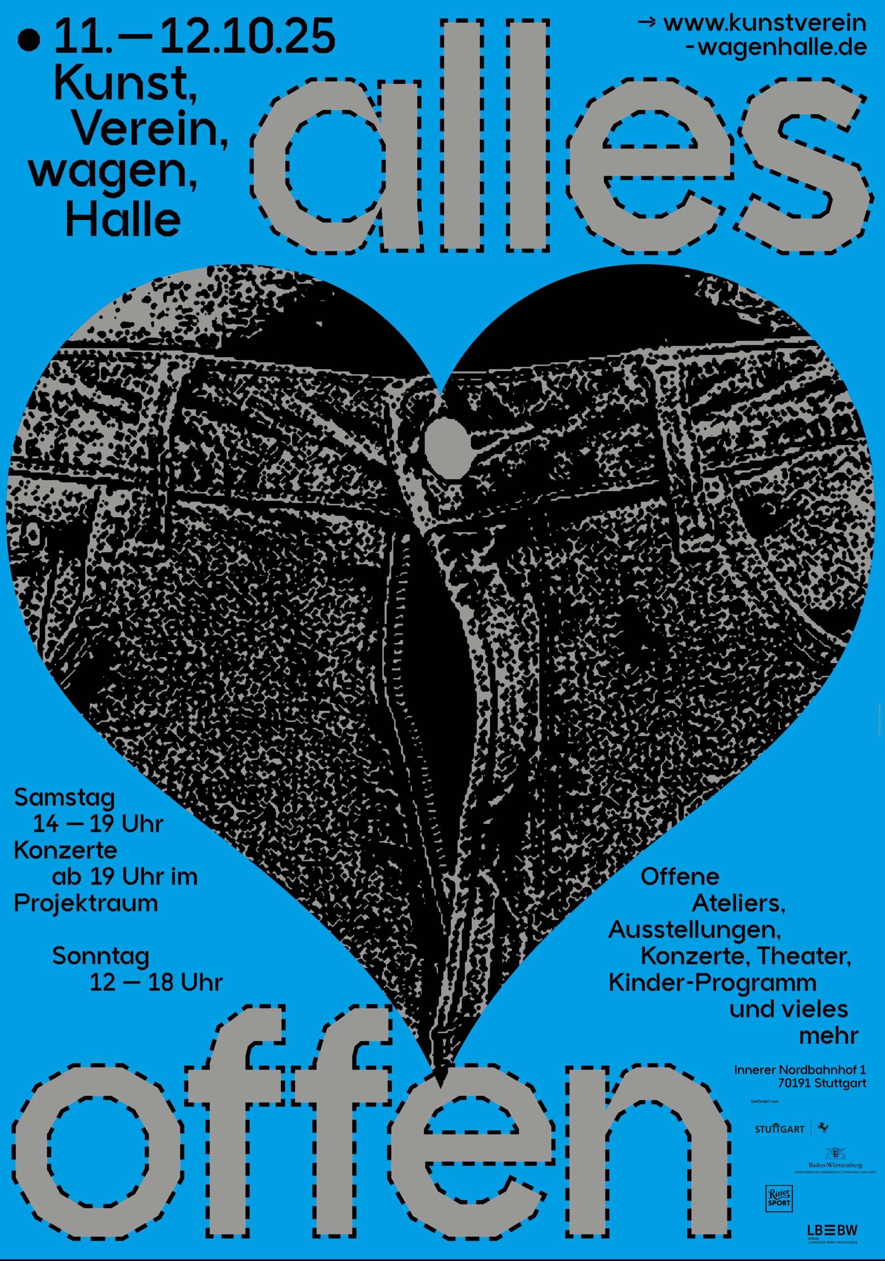 alles offen plakat Kunstverein Wagenhalle